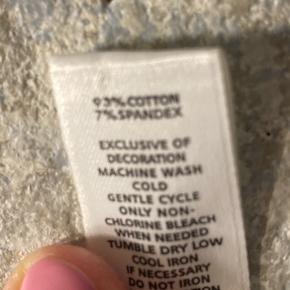 LOFT size M cotton tunic, black w subtle sequins! - Picture 4 of 6